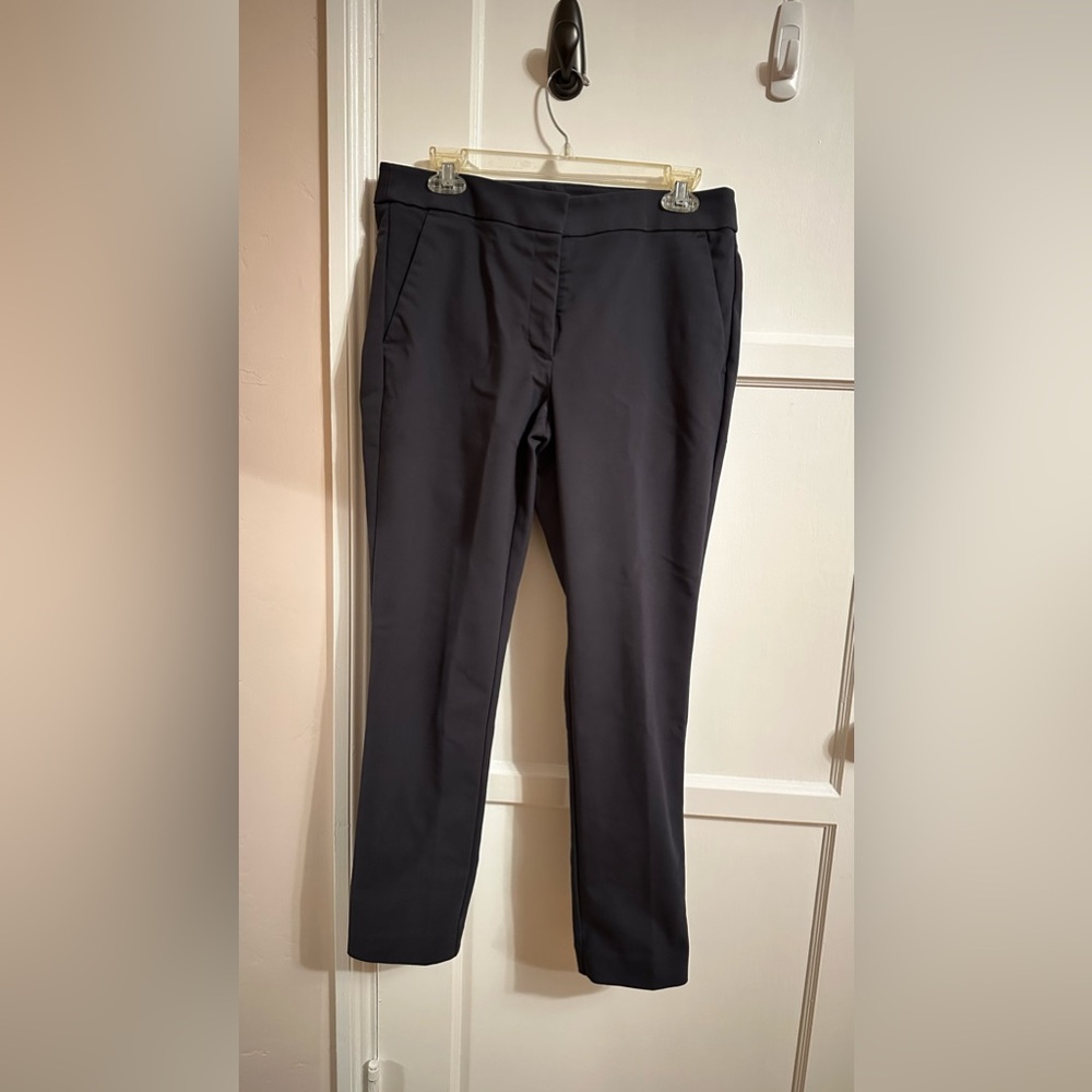 Loft High Waist Skinny Gray Pants